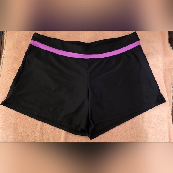 Gerry Ladies Purple & Black Tankini Set with Shorts (Size XL) - Picture 10 of 15